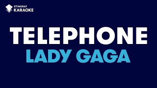 Telephone  Lady Gaga  KARAOKE WITH LYRICS [upl. by Elston]