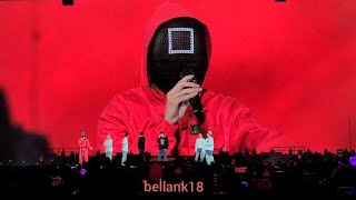 211201 Closing ment with army bomb wave fancam BTS 방탄소년단 Permission to Dance on Stage LA Day 3 [upl. by Acessej]