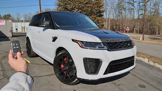 2022 Land Rover Range Rover Sport SVR Carbon Edition Start Up Exhaust Walkaround and Review [upl. by Kassey]