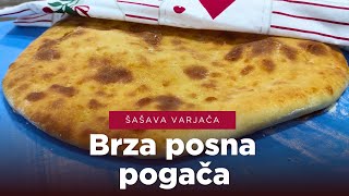 BRZA POGAČA BEZ MLEKA I JAJA posno [upl. by Krishna]