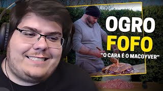 CASIMIRO REAGE O PAIZÃO FAZ MEGA HAMBÚRGUER COM BATATA FRITA  Cortes do Casimito [upl. by Tompkins633]