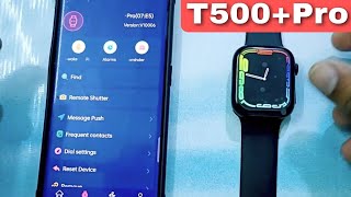 T500 Pro Smart Watch Full Setup  Series 8 🔥 Unboxing and Review  How to pair T500 with Phone [upl. by Boland902]