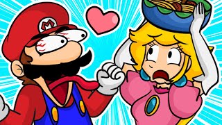 SMG4 Mario meets Princess Peach [upl. by Lleryd152]