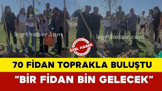 KMÜ’de 70 çınar fidanı toprakla buluştu [upl. by Nebuer]