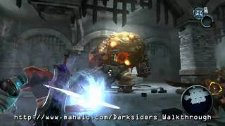 Darksiders Walkthrough  Twilight Cathedral SubBoss Fight The Jailer [upl. by Nosretep271]