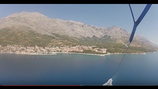 Paragliding over the seaBaska voda Paraglading preko mora GoPro Hero 2 [upl. by Travers]