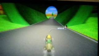 Mario Kart Wii Time trial Beating fast staff ghosts [upl. by Gargan]