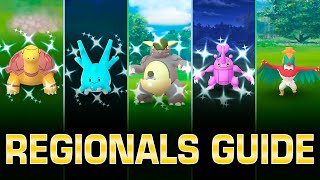 How to Catch all 47 REGIONAL POKÉMON [upl. by Hasile]