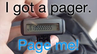 Its 2019 Time to buy a pager [upl. by Ellehcor]