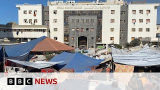 Israel says military carrying out ‘targeted’ operation in Gaza’s AlShifa hospital  BBC News [upl. by Carrillo]