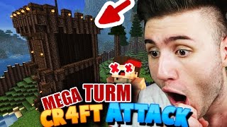 MEGA WACHTURM gegen REWI 🔴 BELAGERUNGSCAMP macht FORTSCHRITTE 🔴 Craft Attack 4 59  Petrit [upl. by Brink574]