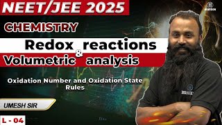 L04 Oxidation Number amp Oxidation State Rules NEETJEE 2025 Chemistry Umesh sir Horizon Academy [upl. by Gilbertson]