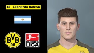 Leonardo Balerdi Olympique de Marseille  eFootball PES 2021 [upl. by Magulac]