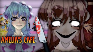 ROBLOX  Amelias Cafe TRUE and GOOD Ending  Full Walkthrough [upl. by Ahse]