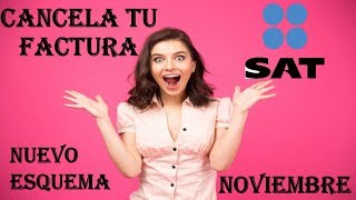 Nuevo Esquema de Cancelación de Facturas CFDI 33 SAT 2019 [upl. by Stallworth]