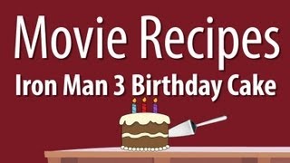 Iron Man 3 Birthday Cake  Movie Recipes [upl. by Ardnek]