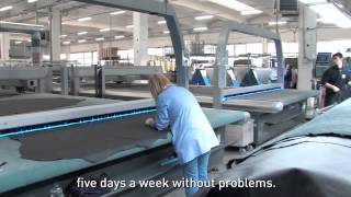 Lectra Versalis® leather cutting solution  DANI AUTOMOTIVE customer story [upl. by Ennazus985]