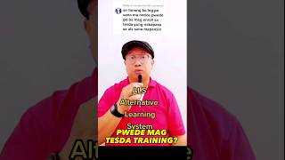 🔴 ALS GRADUATES PWEDE BA MAG ENROLL SA TESDA OR COLLEGE COURSES tesda [upl. by Eirroc]