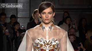 Marchesa FallWinter 201314 Runway Show  NYFW New York Fashion Week  FashionTV [upl. by Bruner958]