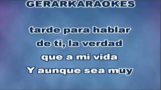 Hablan  Ricardo Montaner  Karaoke [upl. by Bilbe299]