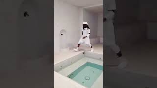 Lil Uzi Jumps Over Jacuzzi 😂 shorts funny [upl. by Anaej938]