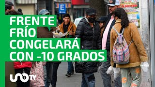 Frente frío congelará 4 días con 10 grados a varios estados [upl. by Relyks494]