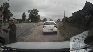 Altercation avec un automobiliste dashcam [upl. by Nnylaehs]