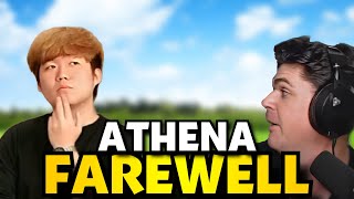 Farewell to ATHENA  PUBG Mobile Legend Athena Gaming Reaction [upl. by Fernandez54]