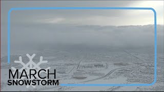 Colorado snowstorm aftermath Live look at conditions [upl. by Aeneus]