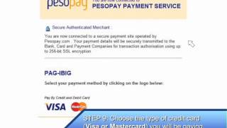 PagIBIG Monthly Savings Payment Via Credit Card VisaMastercard [upl. by Roxanne]