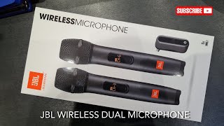 JBL Wireless microphone  Unbox amp quick guide [upl. by Klinges43]