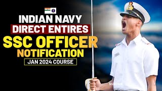 Indian Navy Officer SSC Notification 2023 [upl. by Barcellona441]