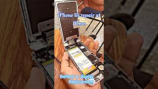 iPhone 6s display ampbattery repair 📲amp change iphone6s repair iphone unboxing shortsfeed yt [upl. by Siurad]