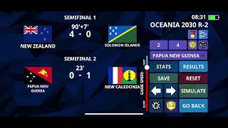 OFC 2030 World Cup Qualifiers  International Football Simulator [upl. by Eiramanit]