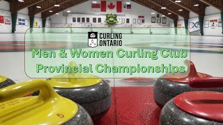 Curling Ontario Men amp Women Curling Club Provincial Championships [upl. by Farrand]