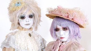 Shironuri Makeup Tutorial by Minori  白塗り メイク [upl. by Aihsat]