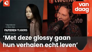 Hengelose Marijke portretteert dertig papieren tijgers voor glossy over hoogbegaafdheid [upl. by Kaile]