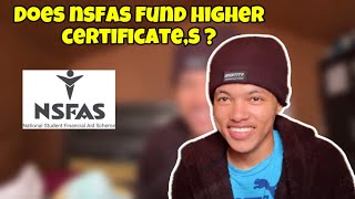 Does Nsfas offer funding for higher certificates [upl. by Sibella546]