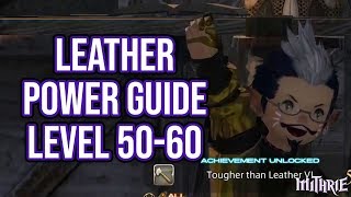 FFXIV 30 0799 Leatherworker 5060 Powerlevel Guide [upl. by Klein884]