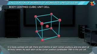 5  Class 12  Chemistry  Solid State  Calculation of number of atoms per unit cell [upl. by Lipp]