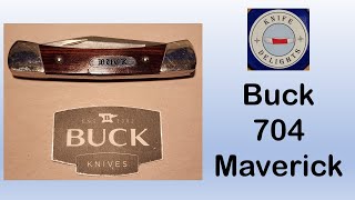 Vintage Buck 704 Maverick Folding Knife Review [upl. by Gibbon]