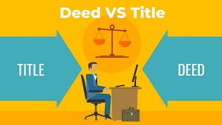 Deed VS Title Whats the difference  Real Estate Exam Topics Explained [upl. by Aun603]