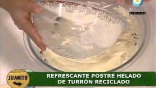 Refrescante postre helado con turrón reciclado [upl. by Rett]