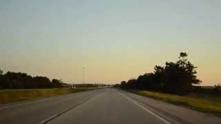 IL I57 SB from Paxton to Thomasboro Aug 2015 [upl. by Aihsit]