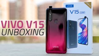 Vivo V15 Unboxing and First Look  Price Camera Specs and More [upl. by Elmira]