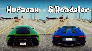 NFS Heat Lamborghini Huracan vs Lamborghini Aventador S Roadster  Drag Race [upl. by Kcirddes388]