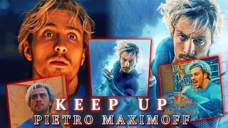 Pietro Maximoff ⚡️ Keep Up  Edit   Marvel Edit [upl. by Ayana23]