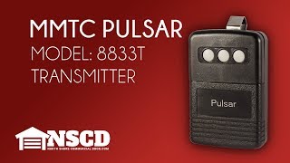 Pulsar 8833T Gate and Garage Door Opener Remote Transmitter 318Mhz [upl. by Tsew]