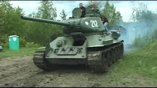 Czołg T34 kamieniołom Wysoka [upl. by Raimondo]