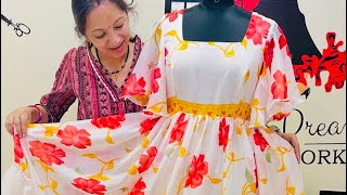 Old sari 🥻 reuse ♻️ tips  best midi dress 👗 Holi Saari dress ￼IDEA 💡 ￼starsignboutique fashion [upl. by Durtschi]